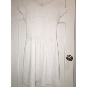 Bar III White Cap-Sleeved Dress Size M